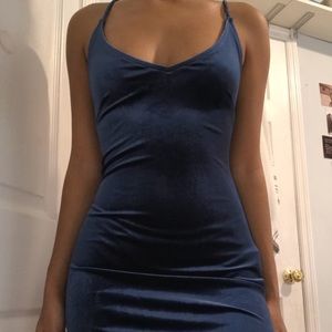 Blue dress